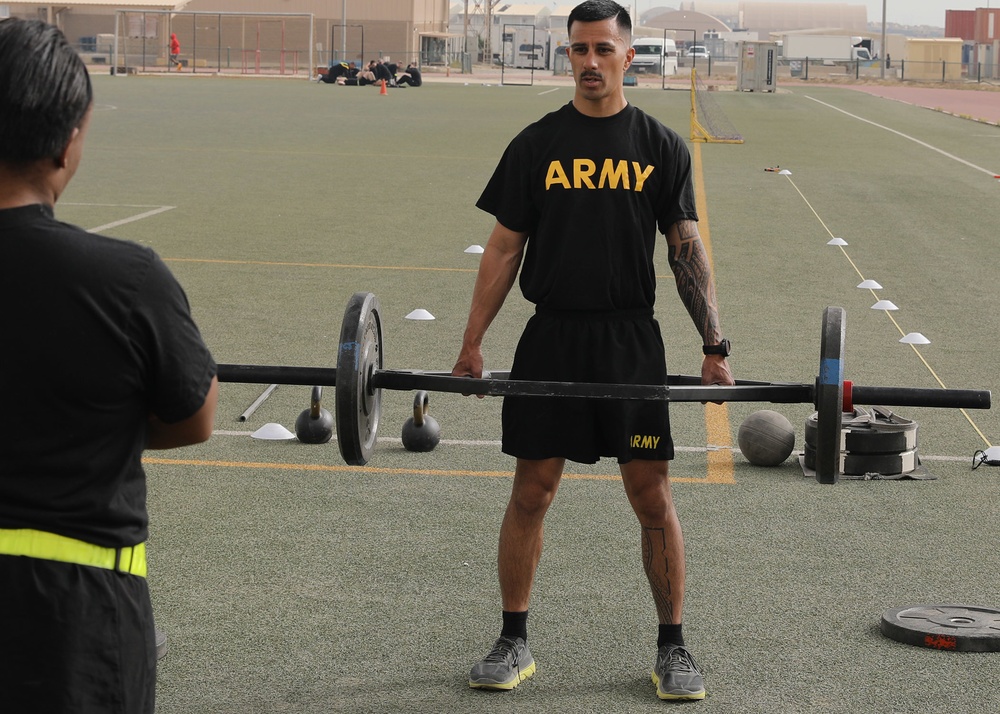 Army Reserve NCO leads ACFT familiarization