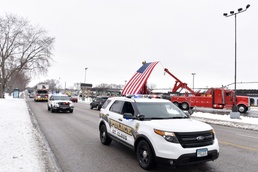 Departure of Company B, 1st Combined Arms Battalion, 194th Armor