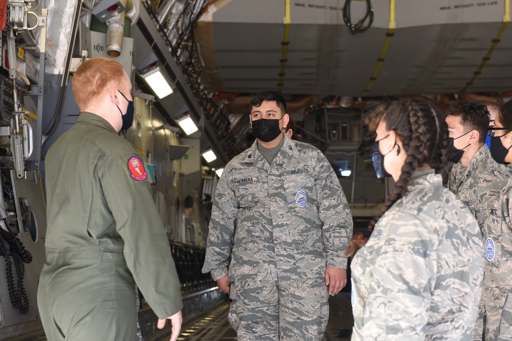AFJROTC cadets experience mobility air power