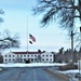 U.S. flag at half-staff at Fort McCoy