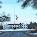 U.S. flag at half-staff at Fort McCoy