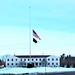 U.S. flag at half-staff at Fort McCoy