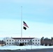 U.S. flag at half-staff at Fort McCoy