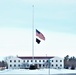 U.S. flag at half-staff at Fort McCoy