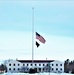 U.S. flag at half-staff at Fort McCoy