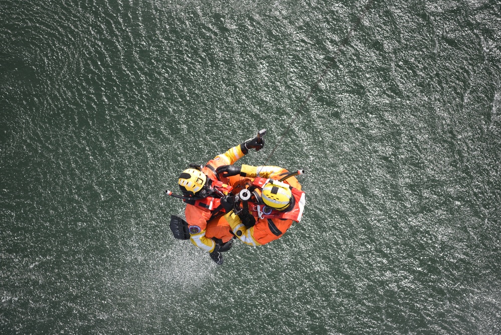 Coast Guard Air Station Cape Cod conducts Hoist Training