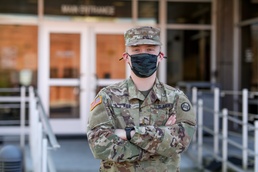 NC Guardsman uses civilian education while supporting COVID-19 vaccine clinic