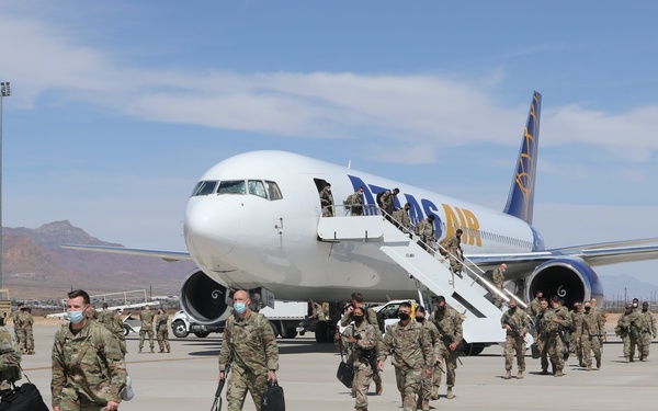Iron Soldiers welcomed home to Fort Bliss after overseas deployment