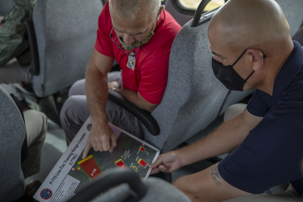 MARFORPAC Senior Leaders Visit MCB Camp Blaz