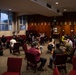 U.S. Marines, Okinawa residents participate in an English discussion class at MCAS Futenma