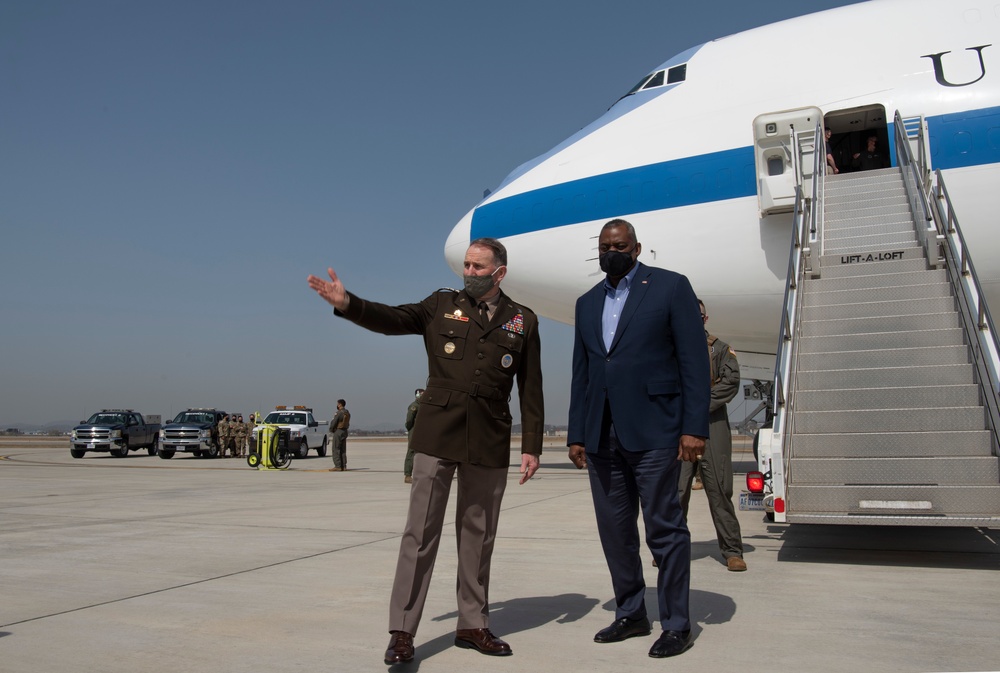 Secretary of Defense and Secretary of State visit Korea