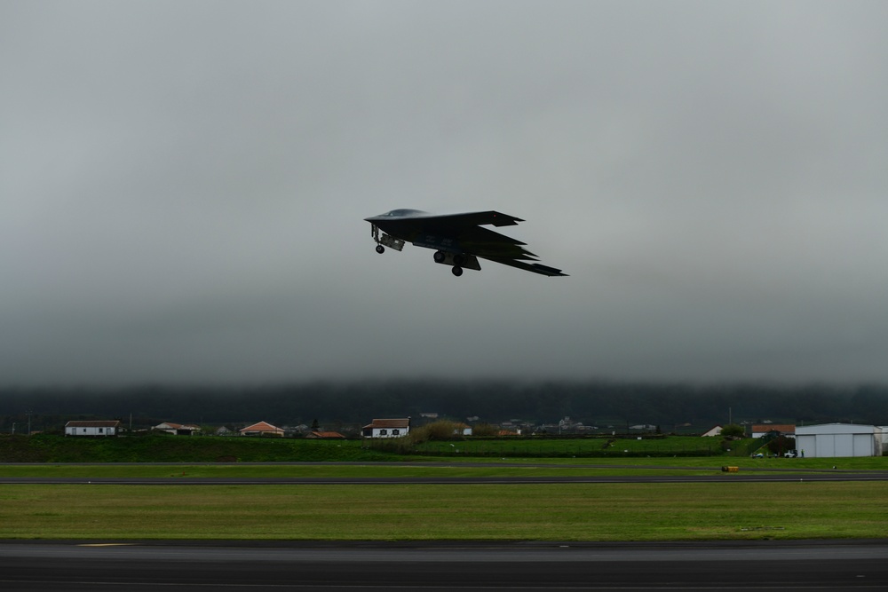 DVIDS Images B Spirit Arrives At Lajes Field Azores Image Of