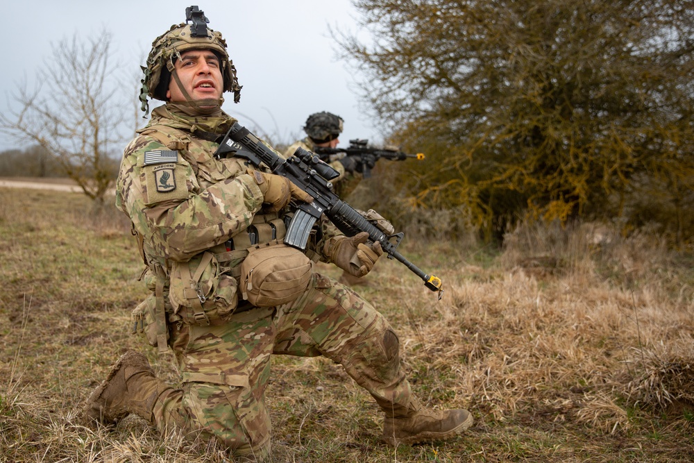 173rd Airborne Brigade trains at Hohenfels