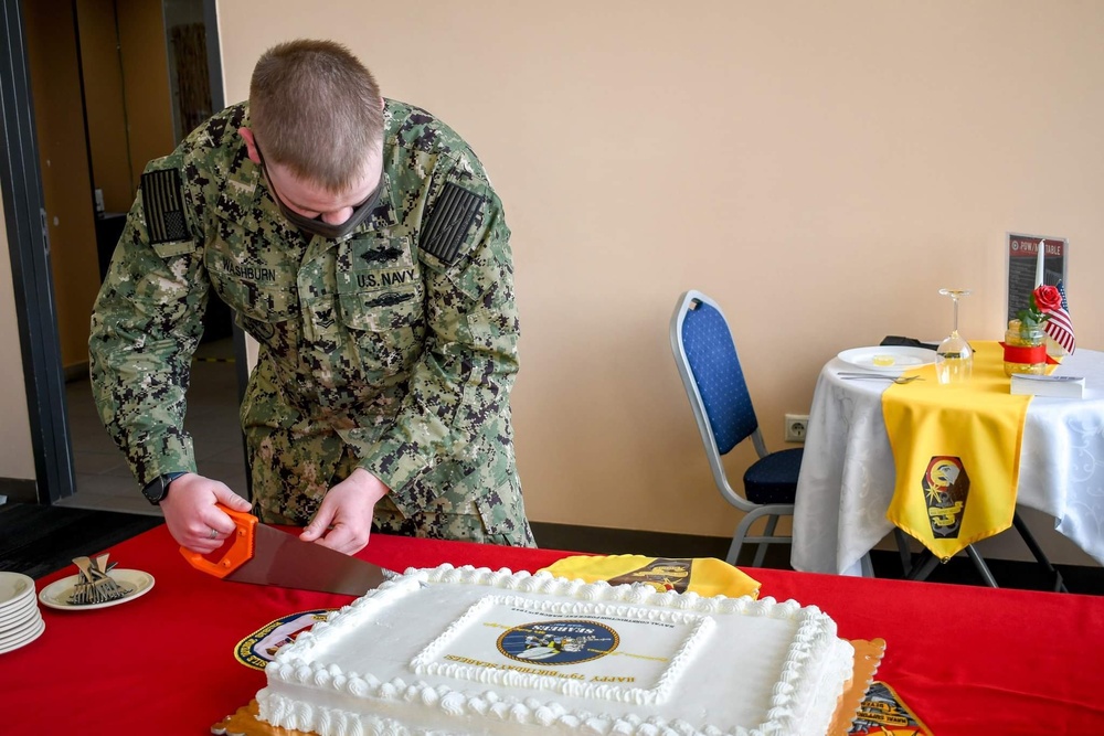 Seabee Birthday aboard NSF Deveselu