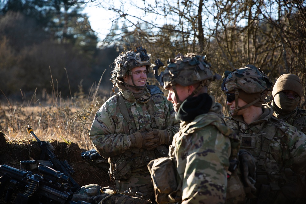 Digging foxholes