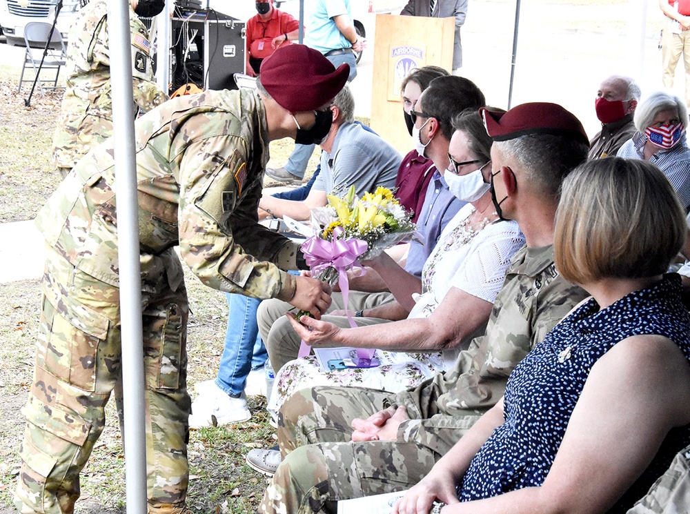 PAAF Base Ops building rededicated to Dustoff 33 crew
