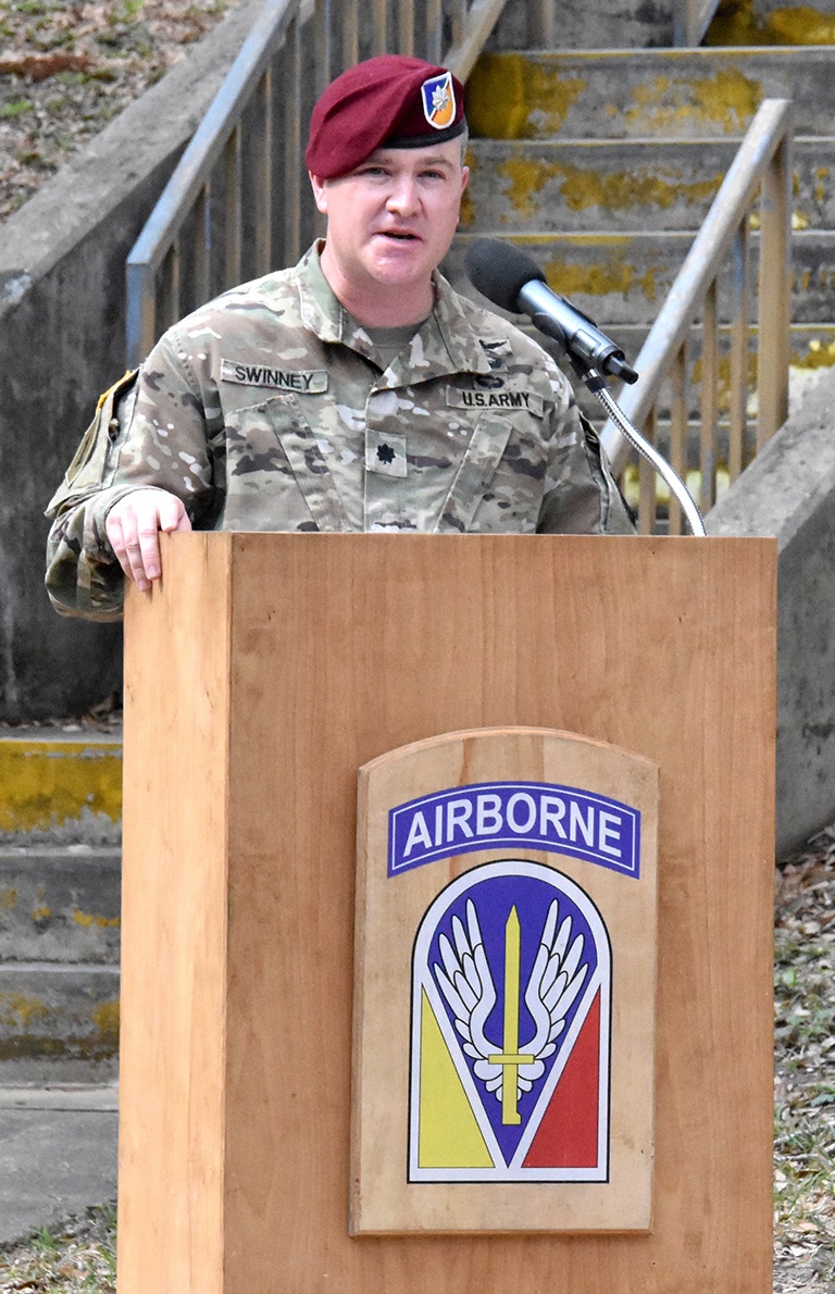 PAAF Base Ops building rededicated to Dustoff 33 crew