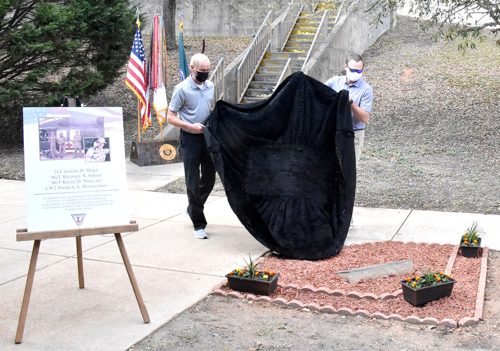 PAAF Base Ops building rededicated to Dustoff 33 crew