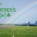 Rainbow shines over B-52