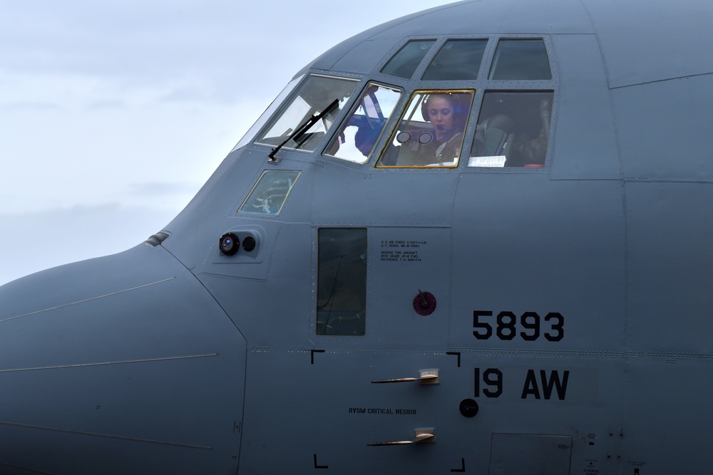 All-female C-130J crew commemorates Women's History Month