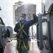 GHWB Sailors Work at Extreme Heights