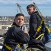 GHWB Sailors Work at Extreme Heights