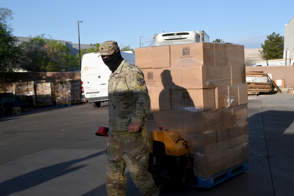 AZNG continues to support local community food banks; transports food across Arizona