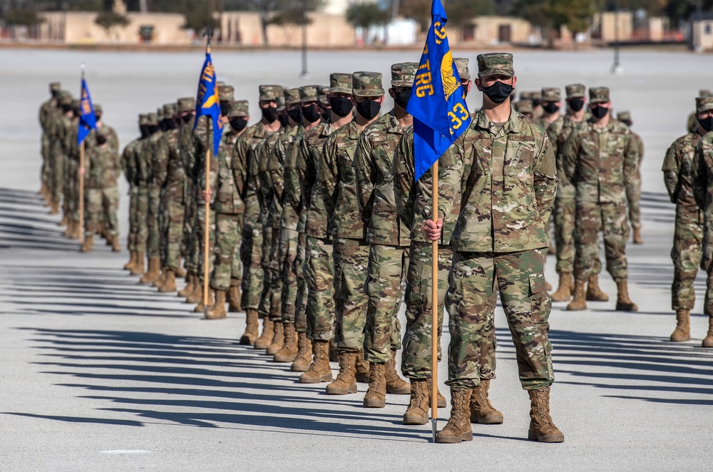 U.S. Air Force Basic Military Training Graduation and Coining Ceremony
