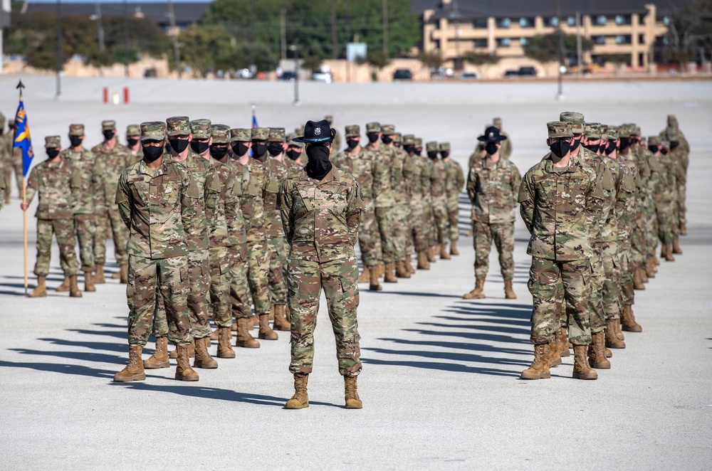 U.S. Air Force Basic Military Training Graduation and Coining Ceremony