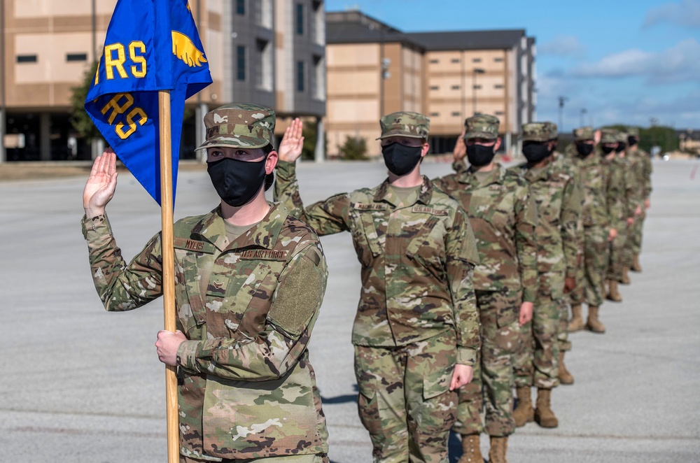U.S. Air Force Basic Military Training Graduation and Coining Ceremony