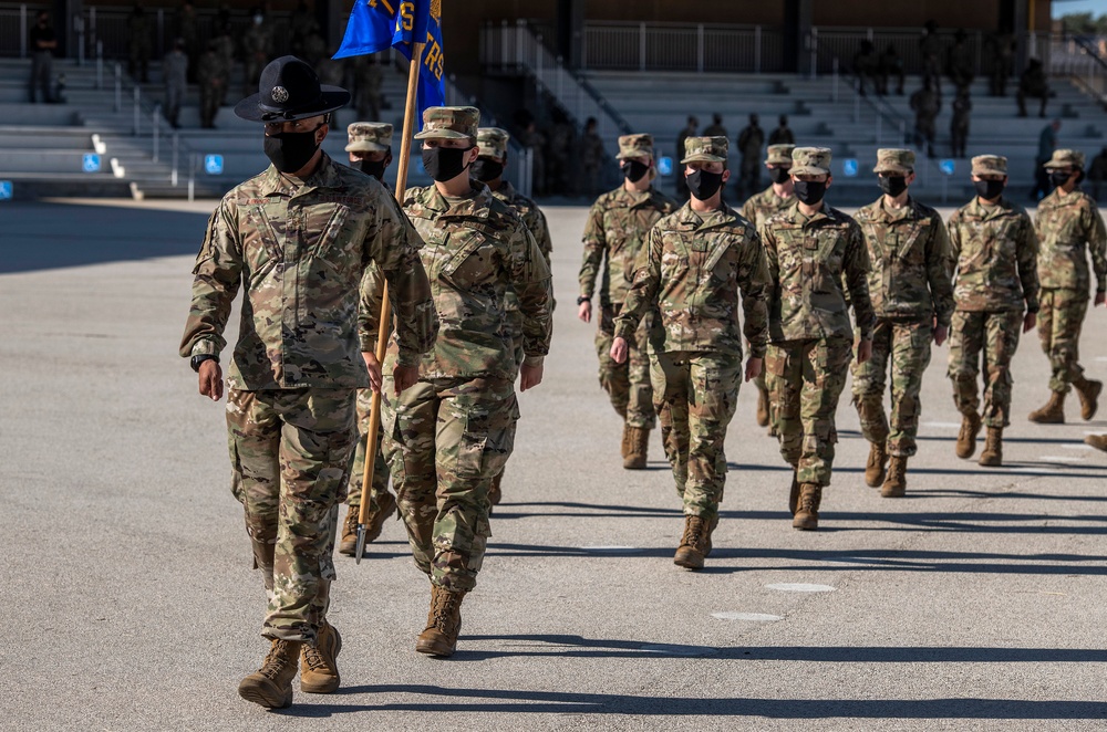 U.S. Air Force Basic Military Training Graduation and Coining Ceremony