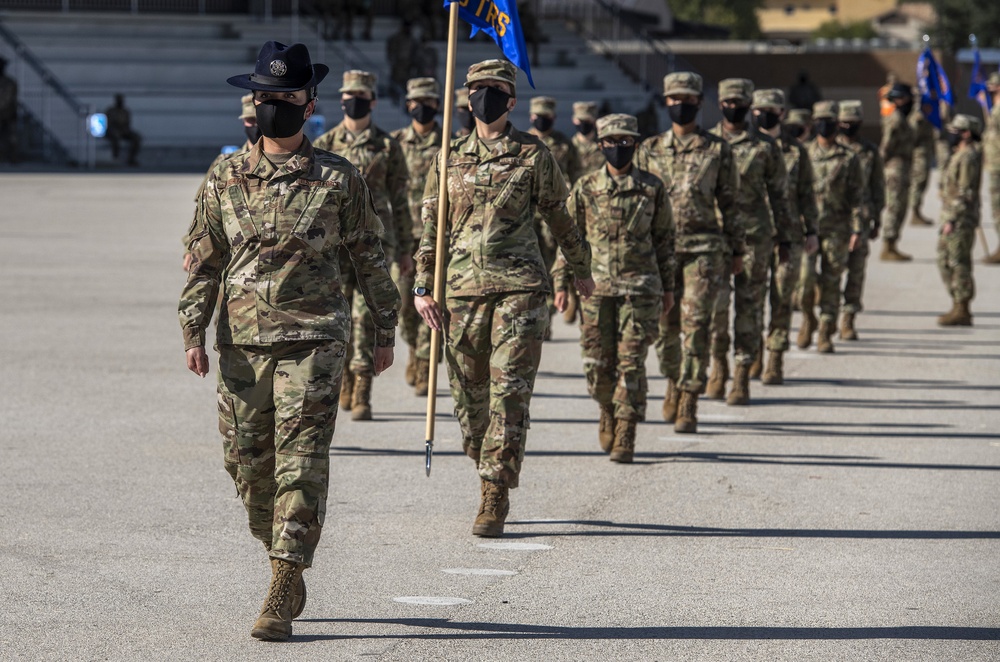 U.S. Air Force Basic Military Training Graduation and Coining Ceremony