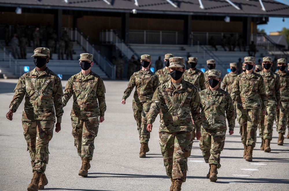 U.S. Air Force Basic Military Training Graduation and Coining Ceremony