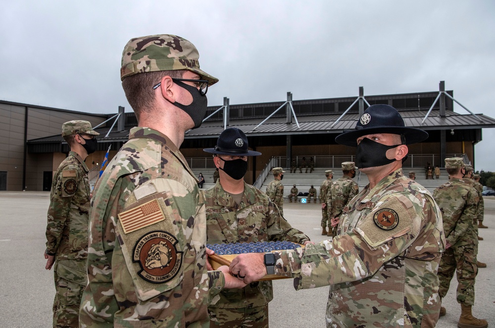 U.S. Air Force Basic Military Training Graduation and Coining Ceremony