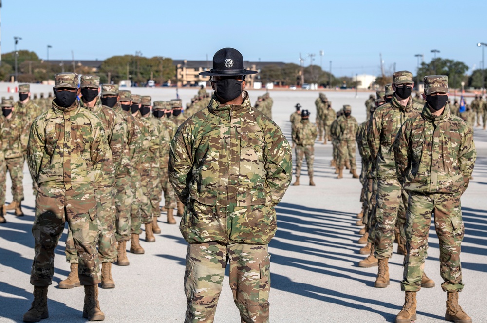 U.S. Air Force Basic Military Training Graduation and Coining Ceremony