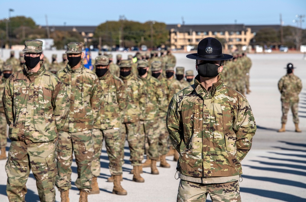 U.S. Air Force Basic Military Training Graduation and Coining Ceremony