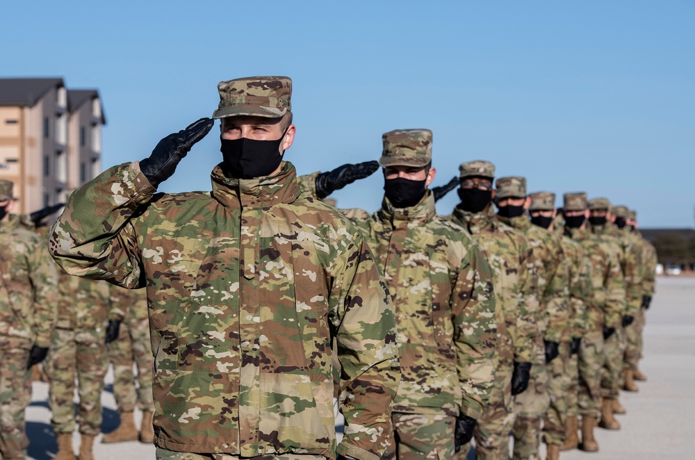 U.S. Air Force Basic Military Training Graduation and Coining Ceremony