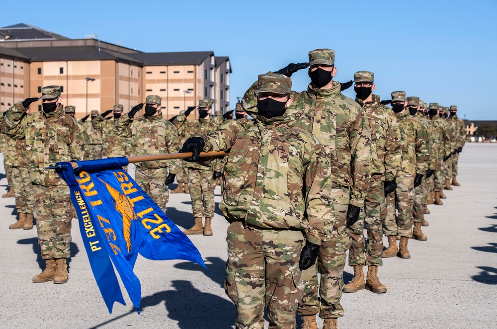 U.S. Air Force Basic Military Training Graduation and Coining Ceremony