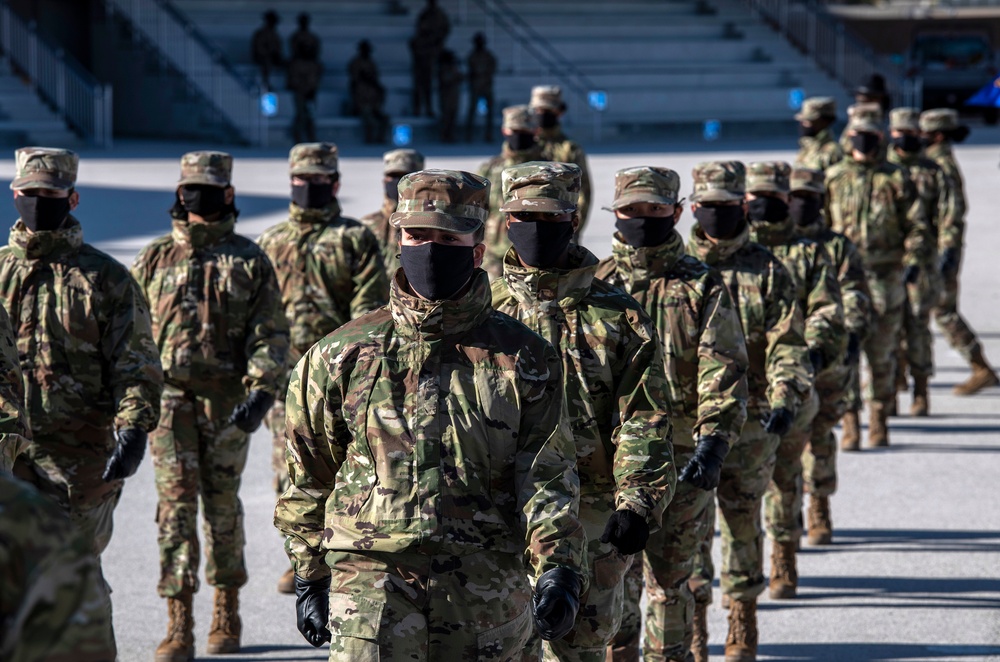U.S. Air Force Basic Military Training Graduation and Coining Ceremony