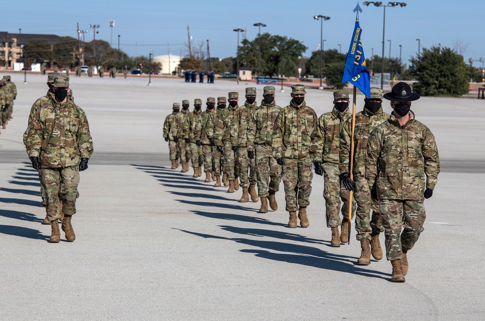 U.S. Air Force Basic Military Training Graduation and Coining Ceremony