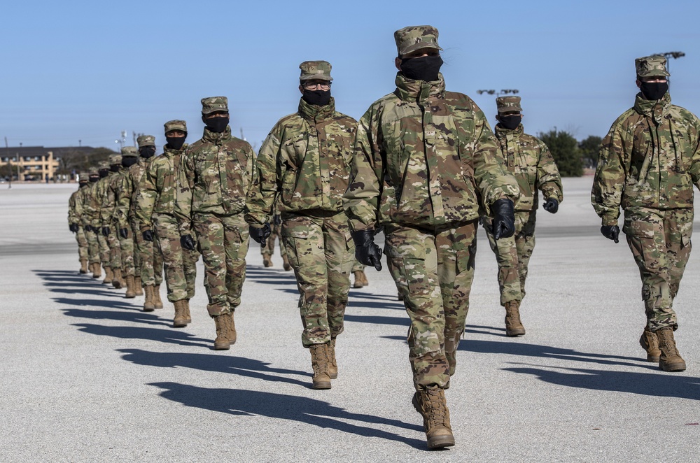 U.S. Air Force Basic Military Training Graduation and Coining Ceremony