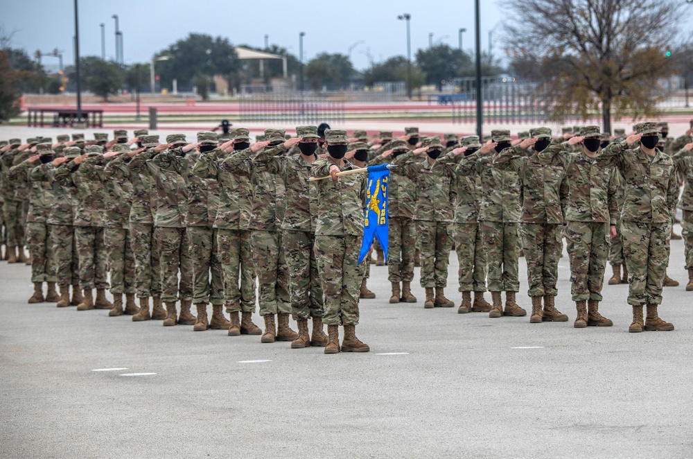 U.S. Air Force Basic Military Training Graduation and Coining Ceremony