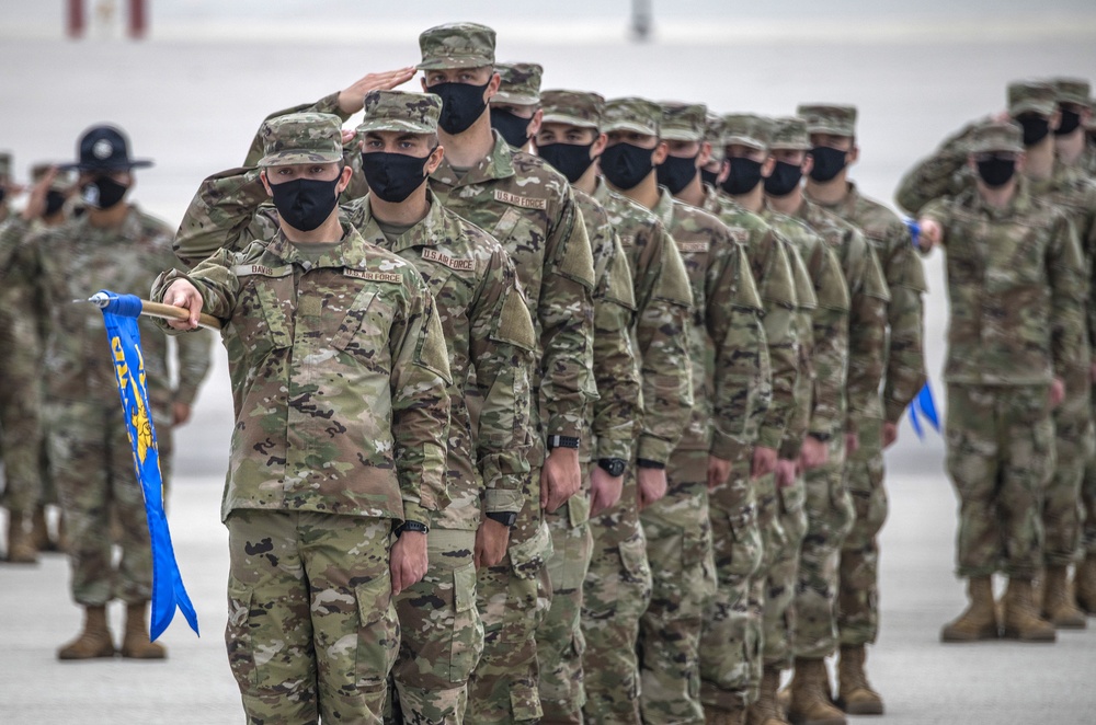 U.S. Air Force Basic Military Training Graduation and Coining Ceremony
