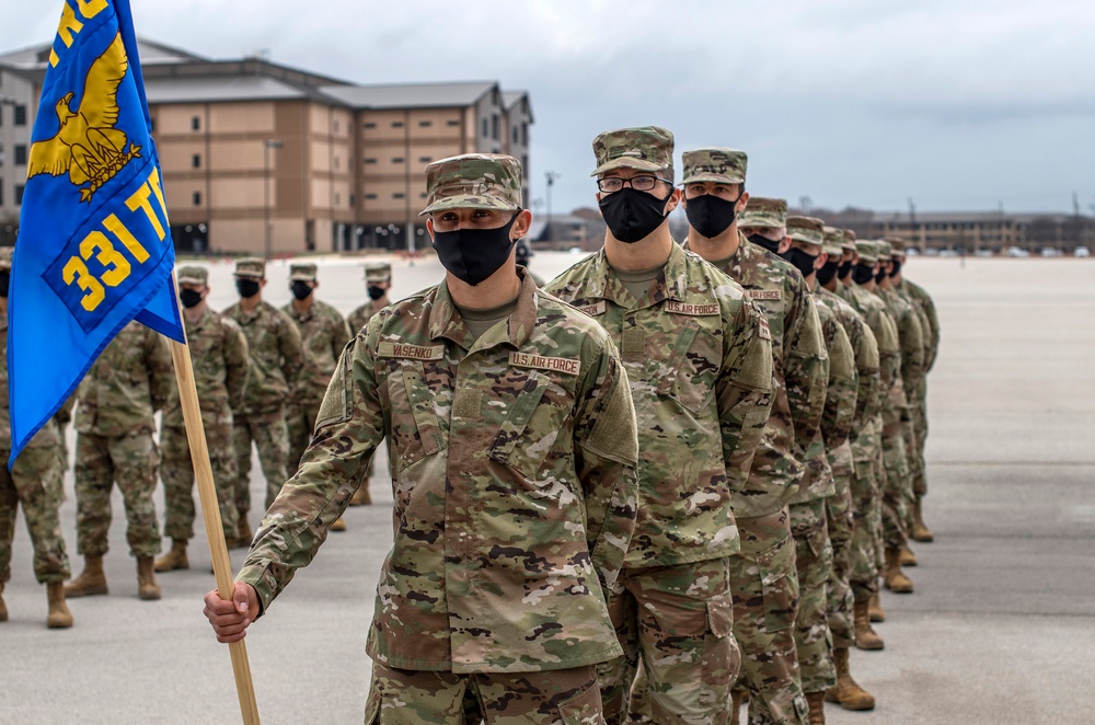 U.S. Air Force Basic Military Training Graduation and Coining Ceremony