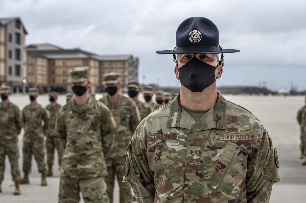 U.S. Air Force Basic Military Training Graduation and Coining Ceremony