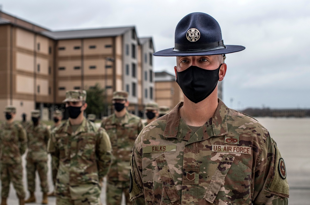 U.S. Air Force Basic Military Training Graduation and Coining Ceremony