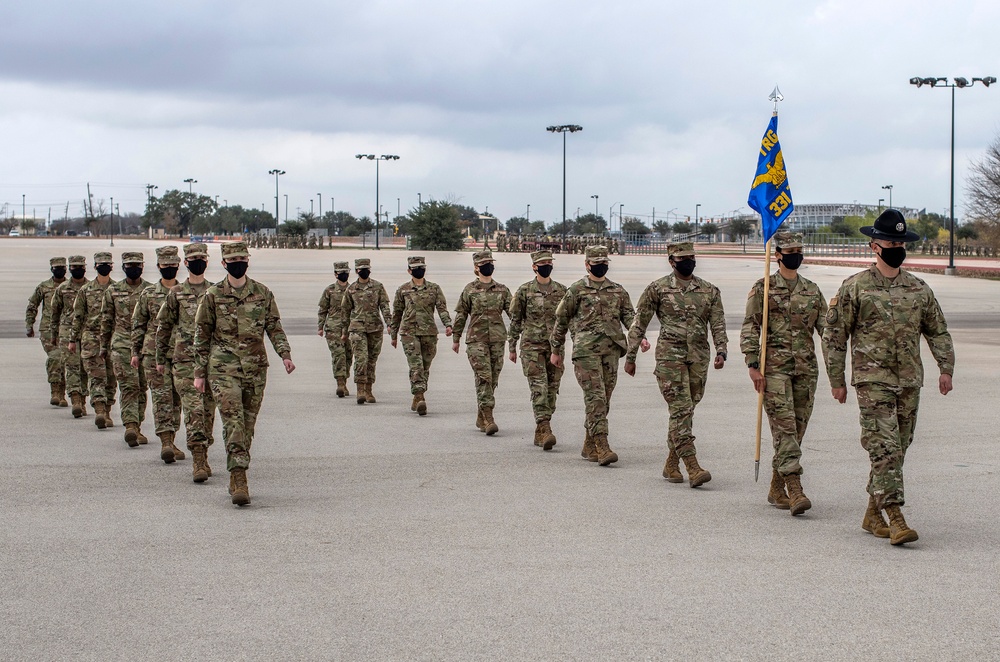 U.S. Air Force Basic Military Training Graduation and Coining Ceremony