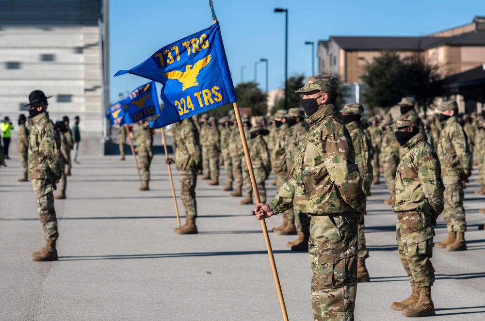 U.S. Air Force Basic Military Training Graduation and Coining Ceremony