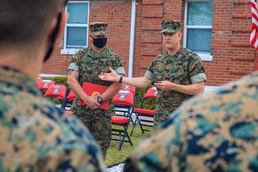 Sgt. McDonald Receives the Navy and Marine Corps Medal