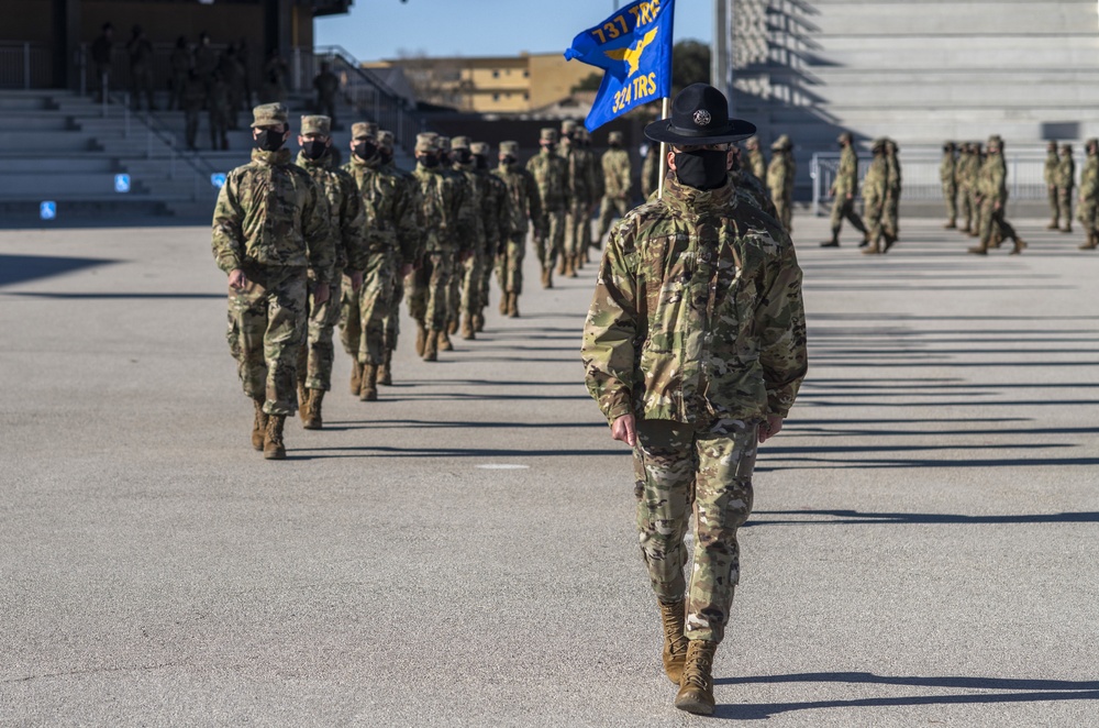 U.S. Air Force Basic Military Training Graduation and Coining Ceremony